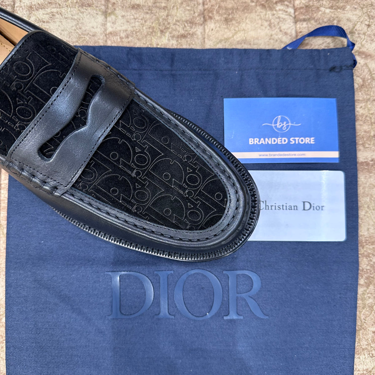 Dior - Granville Loafer Black & Black Gravity Suede Major