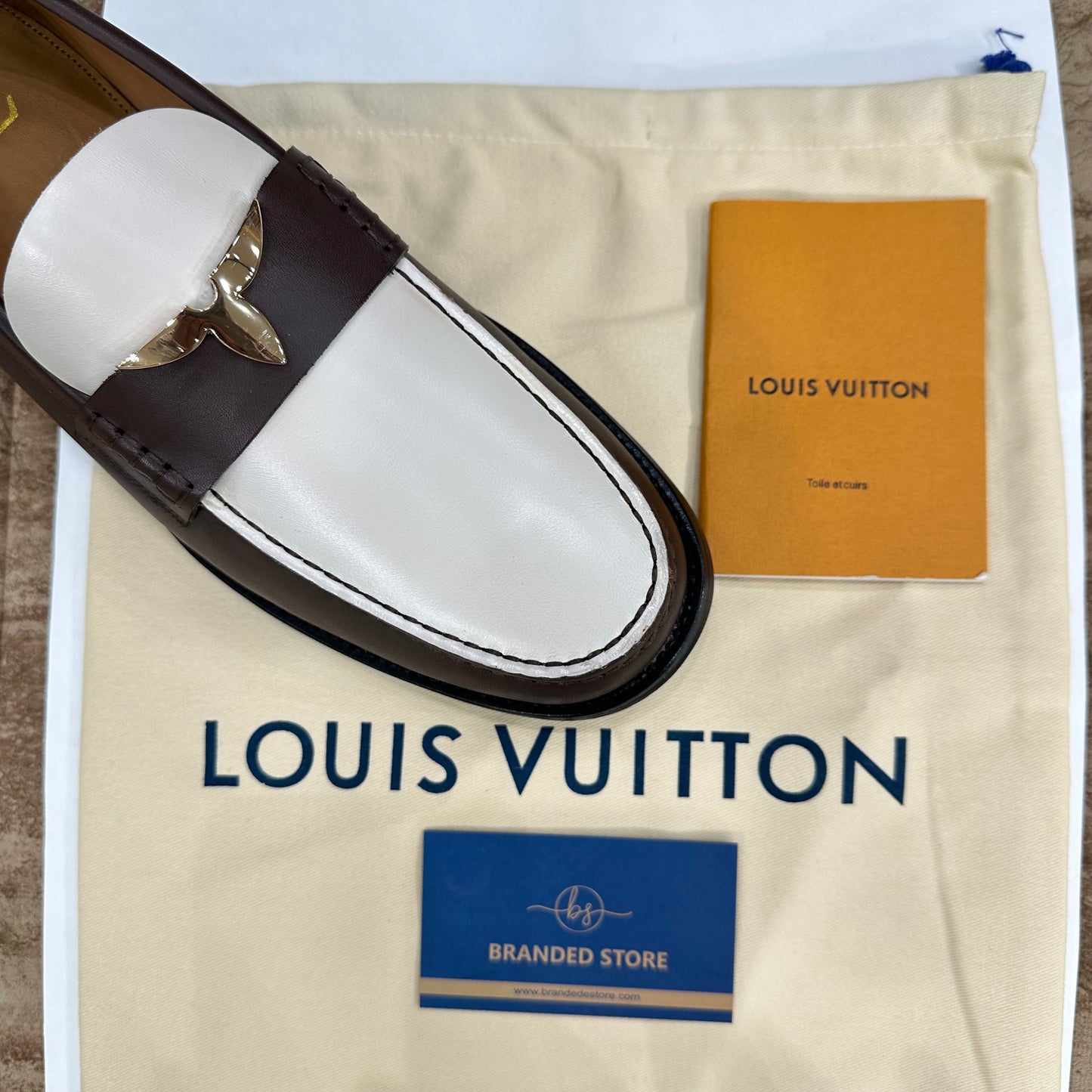 Louis Vuitton - Oxford Major Loafer - Brown White