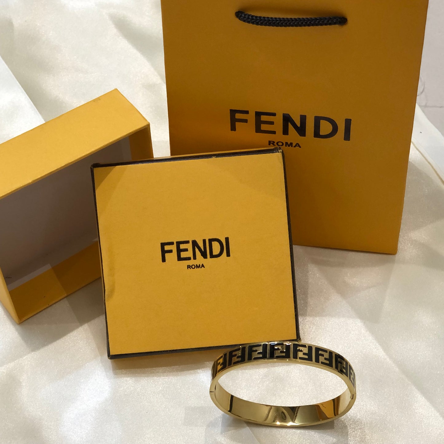 Fendi FF Golden Bracelet