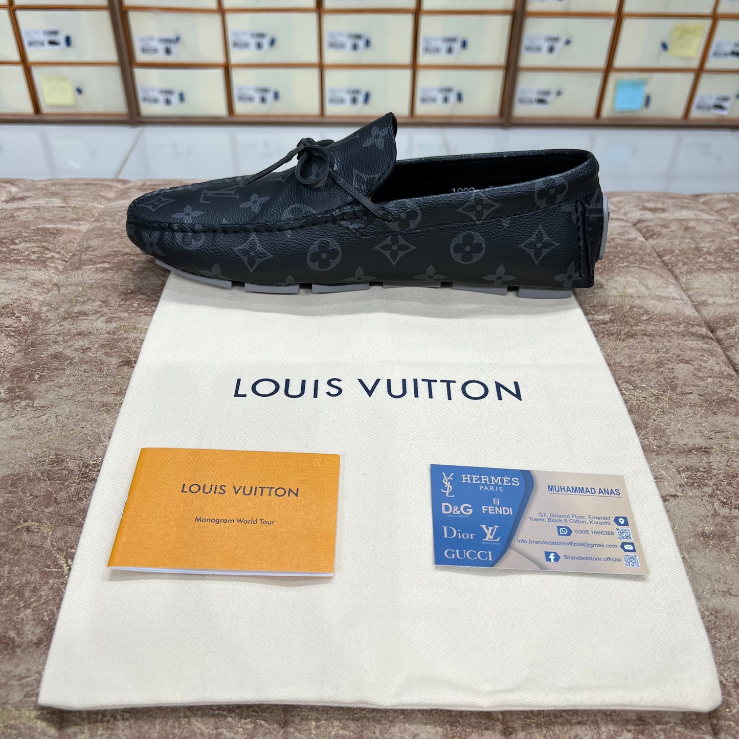 Louis Vuitton Grey Printed Normal Loafers