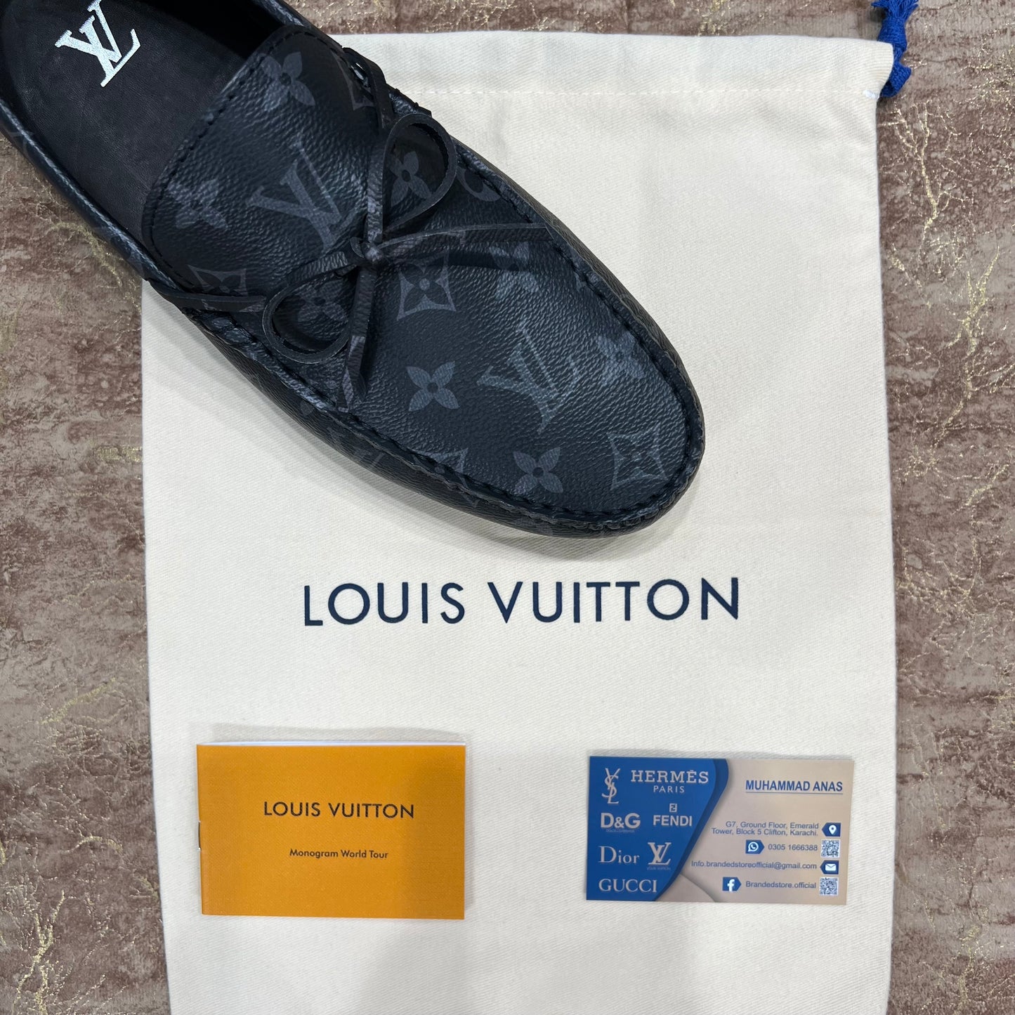 Louis Vuitton Grey Printed Normal Loafers