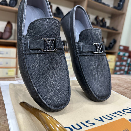 Louis Vuitton Black Texter Normal Loafer