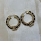 Chanel Black Golden Earrings