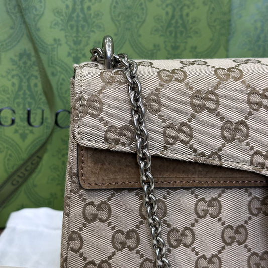 Gucci Dionysus Medium Shoulder Bag Brown