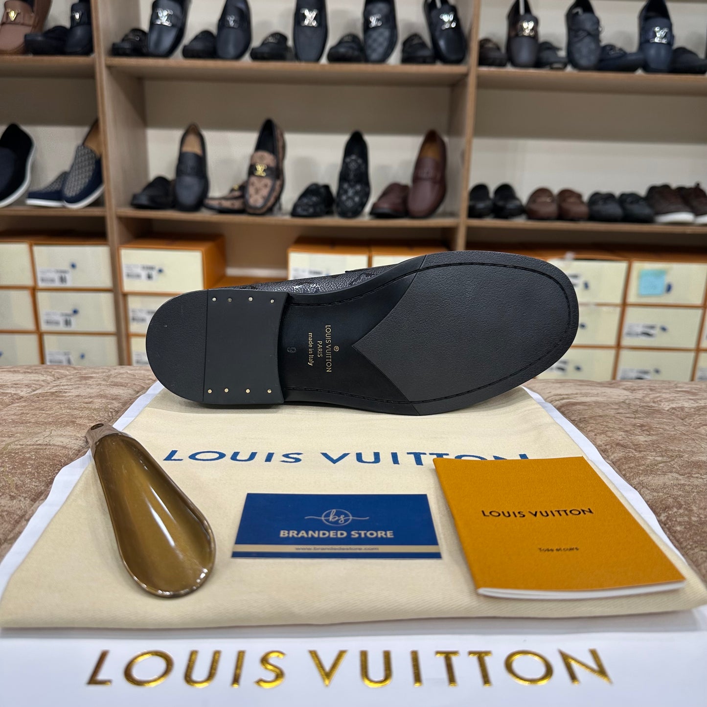 Louis Vuitton Black Shine Pro Major Loafer