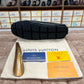 Louis Vuitton Silver Logo Normal Loafer Black
