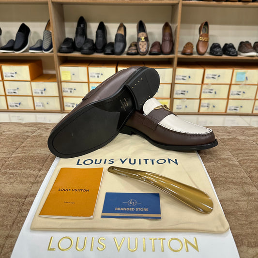 Louis Vuitton - Oxford Major Loafer - Brown White