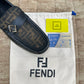 Fendi Black Green FF Normal Loafers