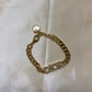 Dior D.I.O.R Logo Golden Bracelet