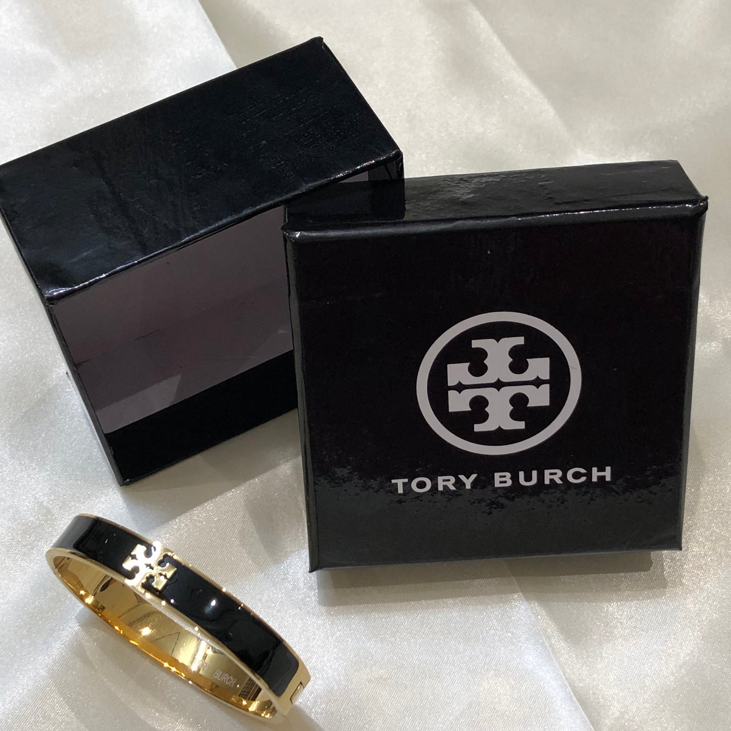 Tory Burch Black Golden Bracelet