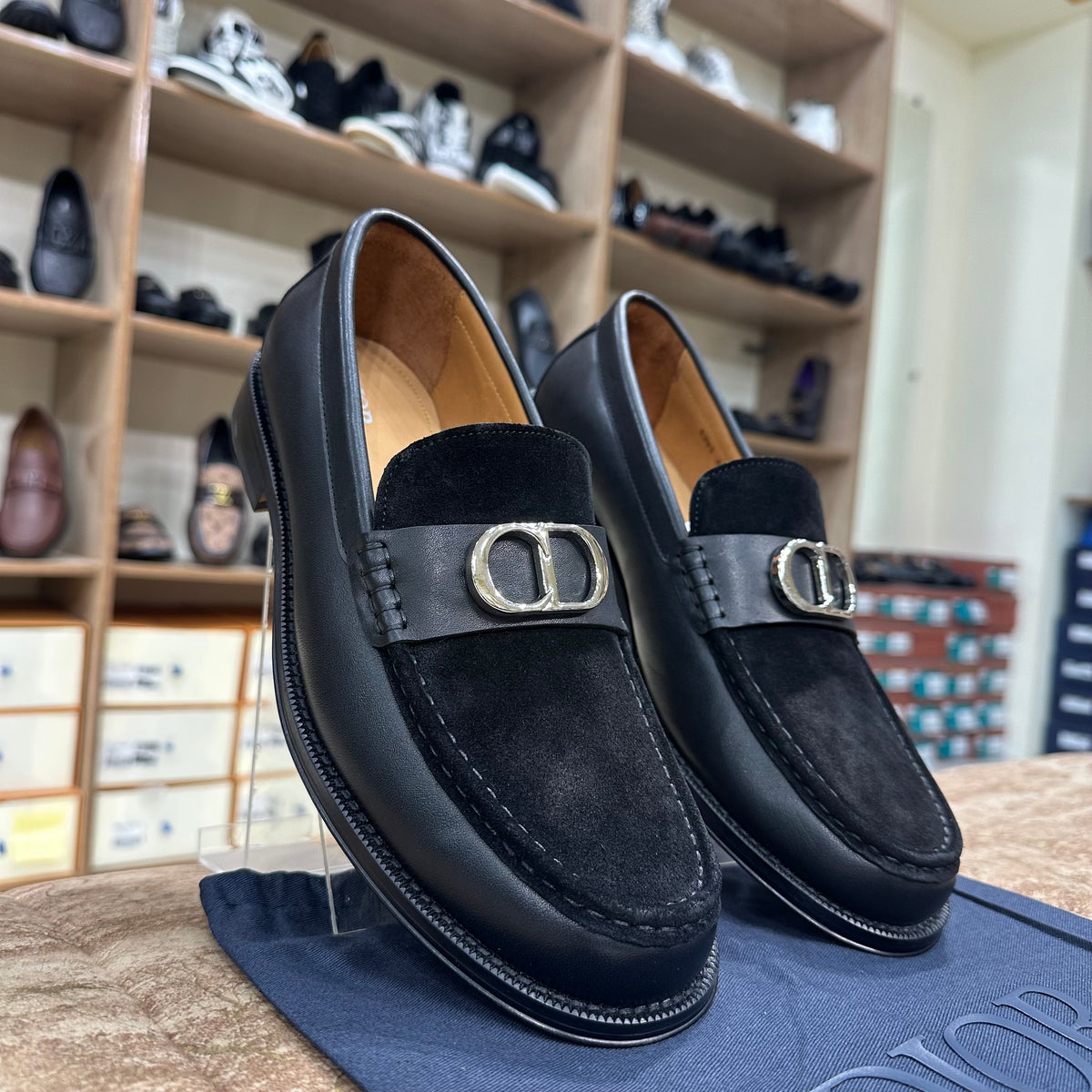 Dior - CD Logo Granville Loafer Black Suede Major
