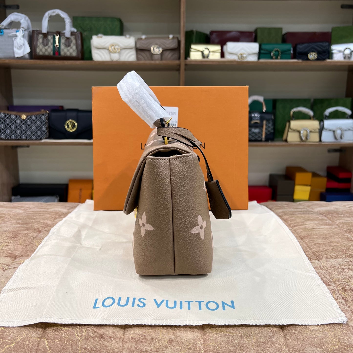 Louis.Vuitton Grey Mini Bag