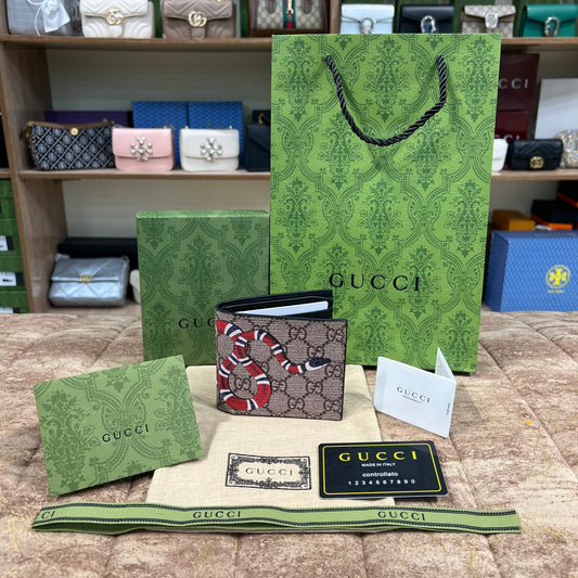 Gucci Snake Pattern Wallet