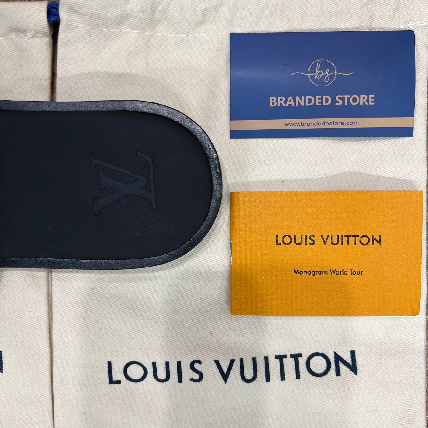 LV Men's Sandal Grey Pattern