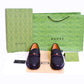 Gucci Red Green Logo Major Loafers