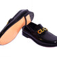 Gucci Golden Logo Black Major Loafers