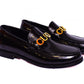 Gucci Golden Logo Black Major Loafers