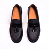 Gucci Grey Black Major Loafers