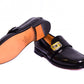 Gucci Side Buckle Black Major Loafers