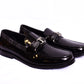 . Louis.Vuitton Black Flower Major Loafers