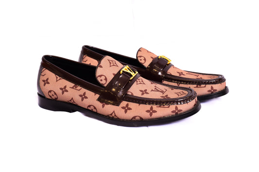 . Louis.Vuitton H Brown Major Loafers