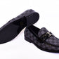 .Louis.Vuitton Grey Check Major Loafers