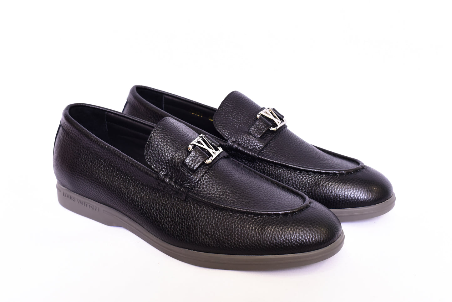 Louis.Vuitton Grey Sole Major Loafers