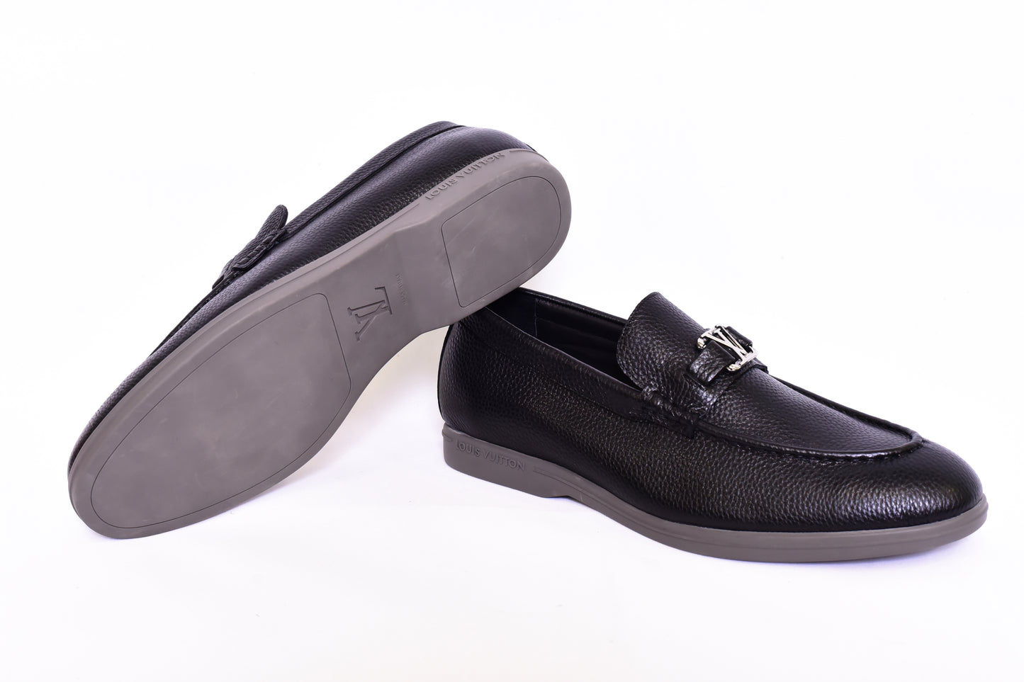 Louis.Vuitton Grey Sole Major Loafers