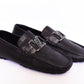 Louis.Vuitton Black Checked Normal Loafers