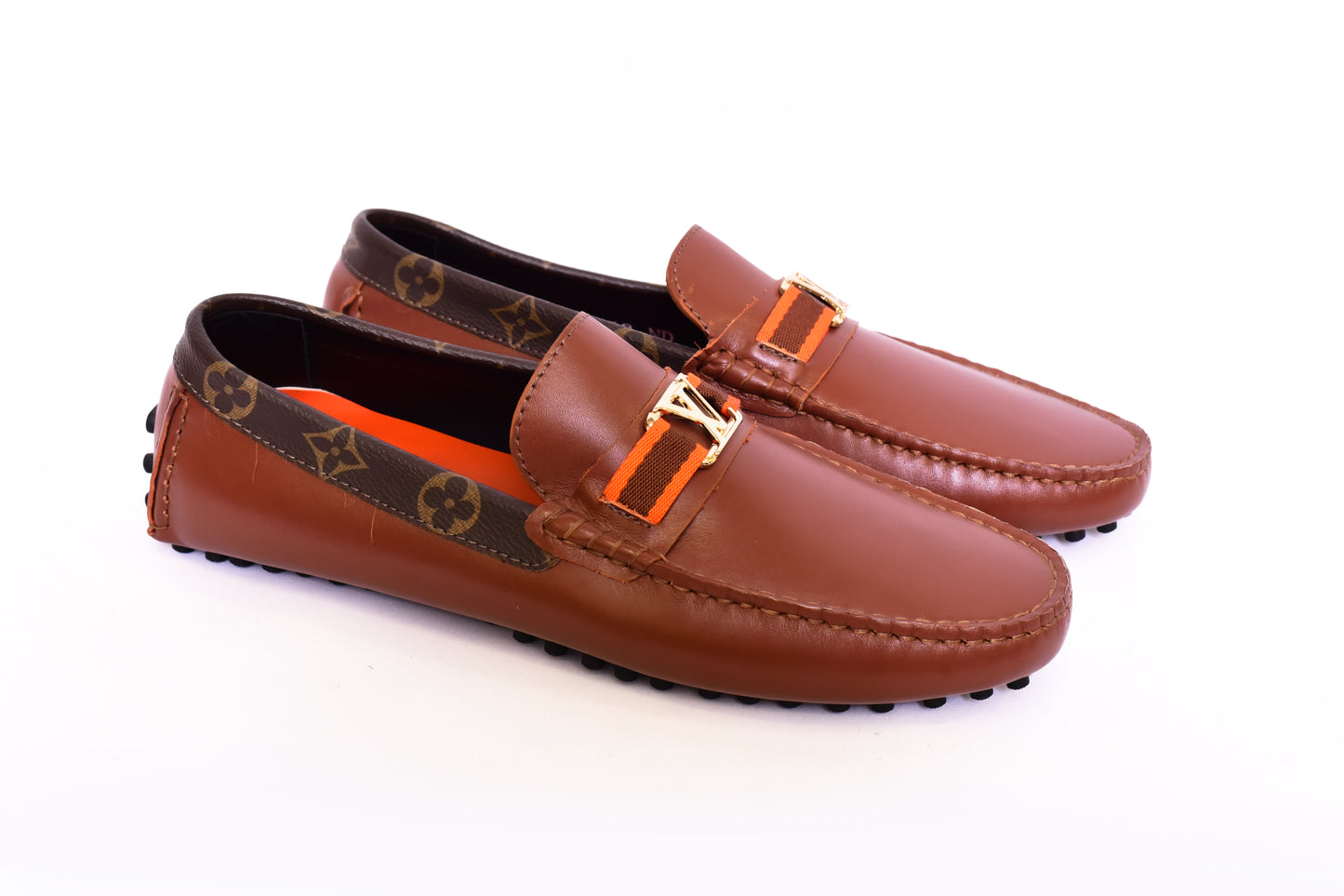 Louis.Vuitton Orange Line Normal Loafers