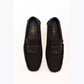 Louis.Vuitton Black LV Logo Normal Loafers