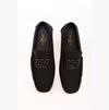 Louis.Vuitton Black LV Logo Normal Loafers