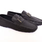 Louis.Vuitton Black LV Logo Normal Loafers