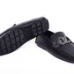 Louis.Vuitton Black Flower Normal Loafers