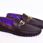 Louis.Vuitton Brown Flower Normal Loafers