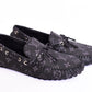 Louis.Vuitton Black Laces Normal Loafers