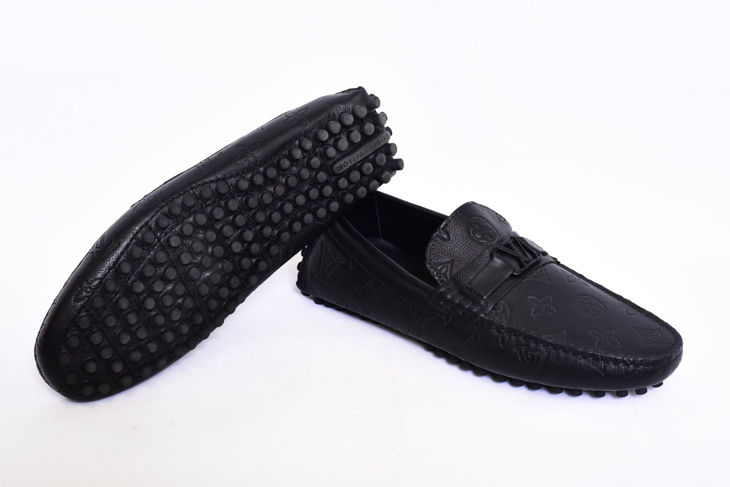 Louis.Vuitton Embossed Normal Loafers