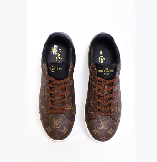 Louis.Vuitton Brown Pattern Sneaker