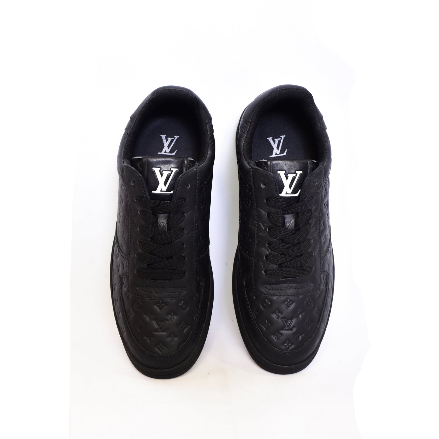 Louis.Vuitton Black Embossed Sneaker