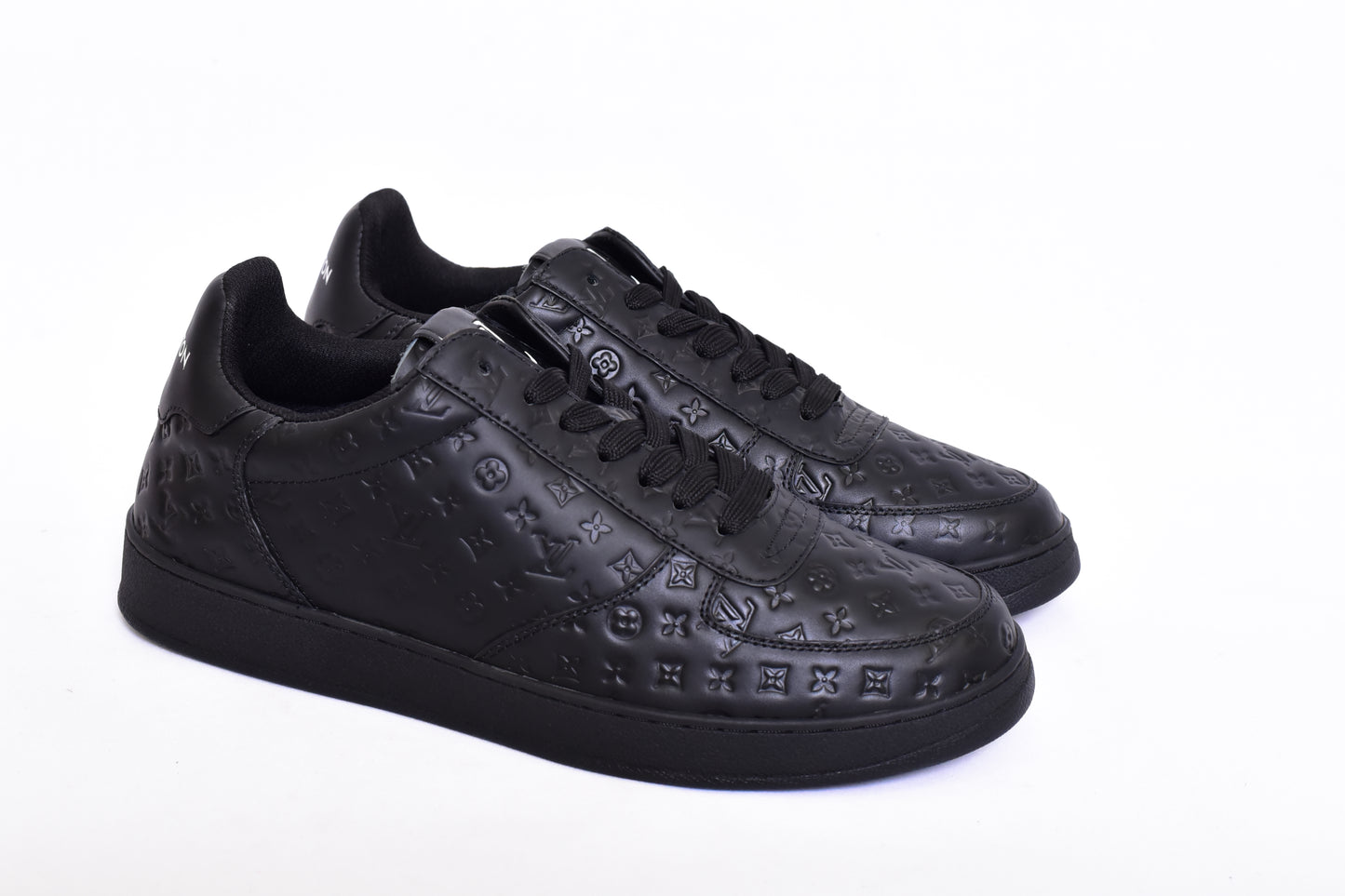 Louis.Vuitton Black Embossed Sneaker