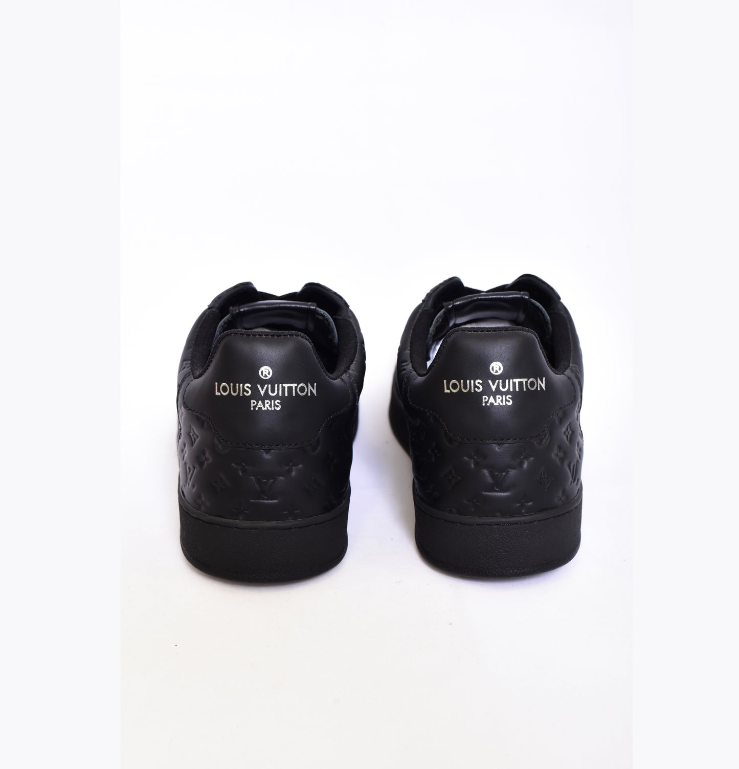 Louis.Vuitton Black Embossed Sneaker