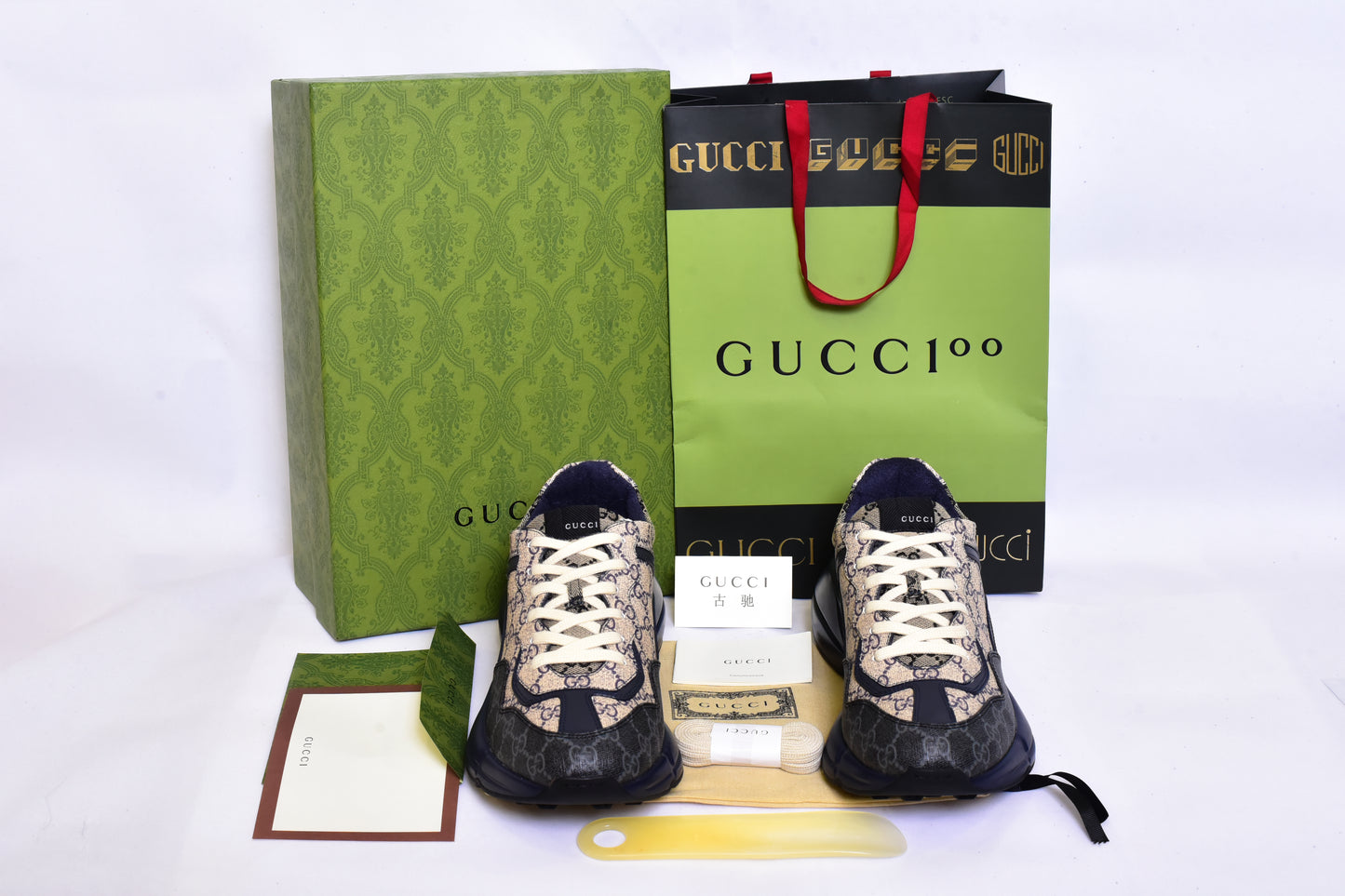 Gucci Blue Pattern Sneaker