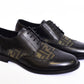 Fendi Black Green Laces Major Loafers