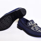 Fendi Blue Pattern Major Loafers