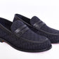 Dior Black Cloth Major Loafers