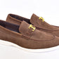 Louis.Vuitton Slip On Brown Loafers