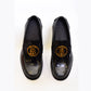 Burberry Gold Logo Black Major Loafers