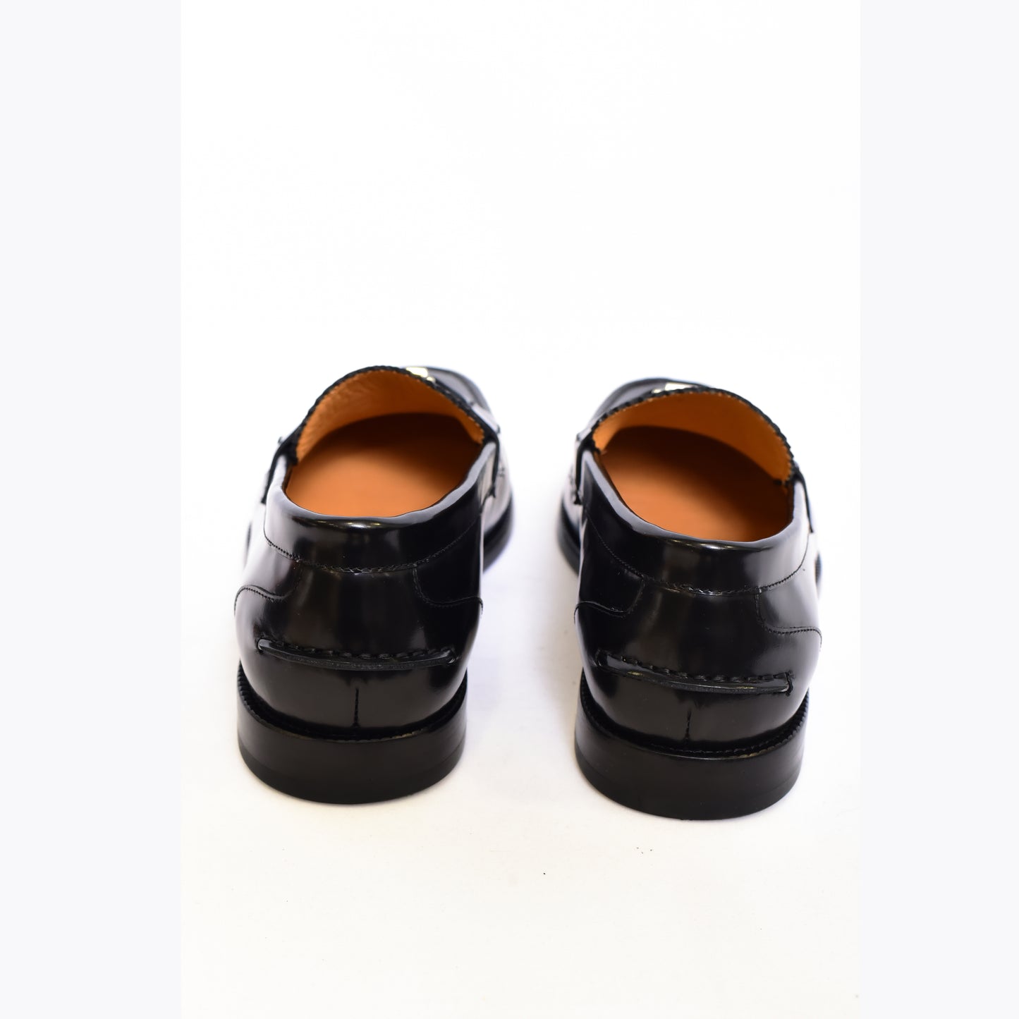 Burberry Silver Logo Black Major Loafers