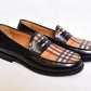 Burberry Pattern Black Major Loafers