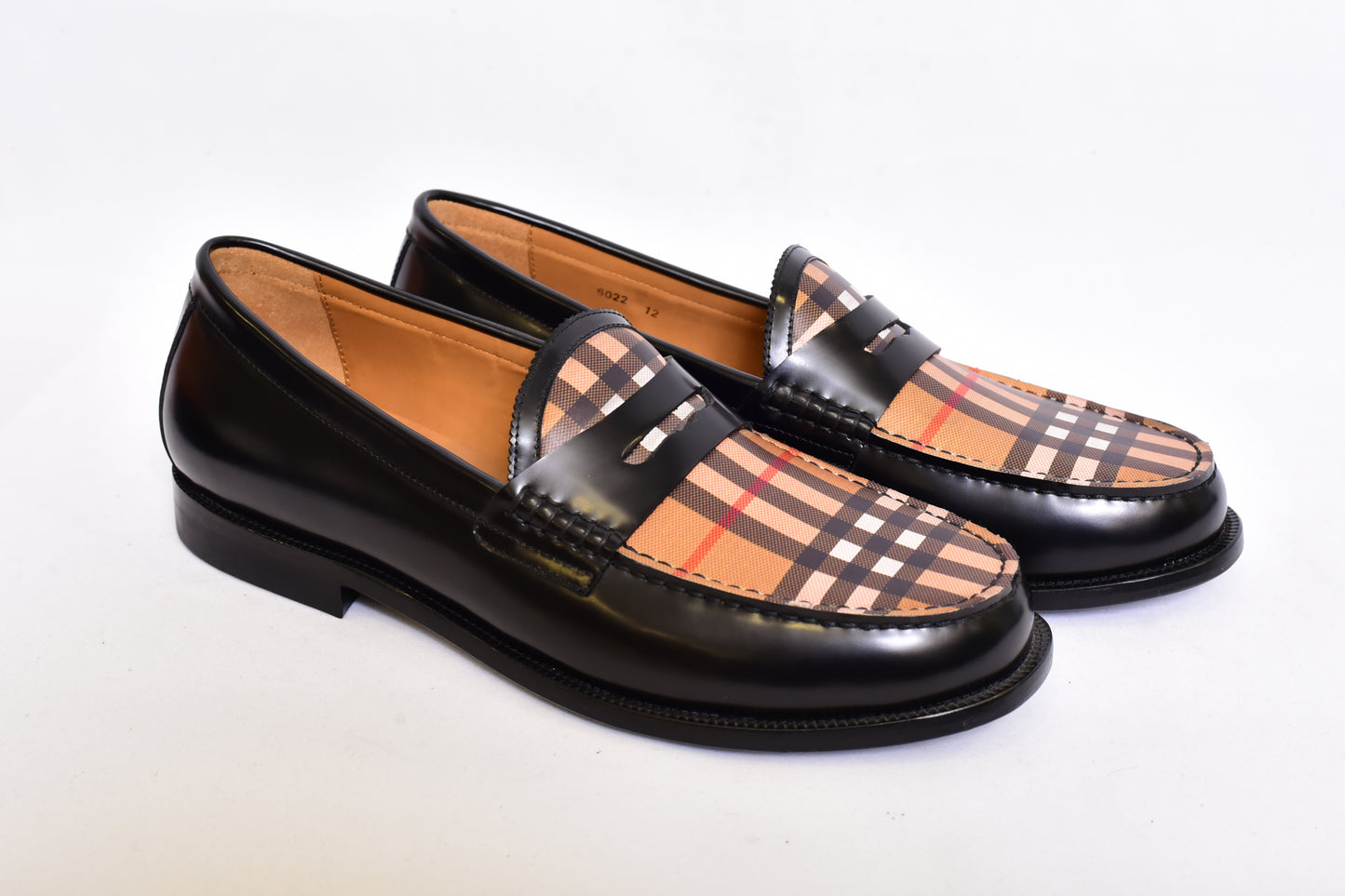 Burberry Pattern Black Major Loafers